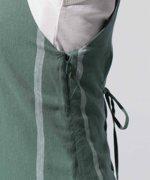 BAYFLOW（ベイフロー）の「MIEコラボ/キャミワンピース（レンチング(TM)エコヴェロ(TM)繊維使用）（ワンピース・レディース・ホワイト/グリーン・SMALL/MEDIUM）」の17枚目の写真