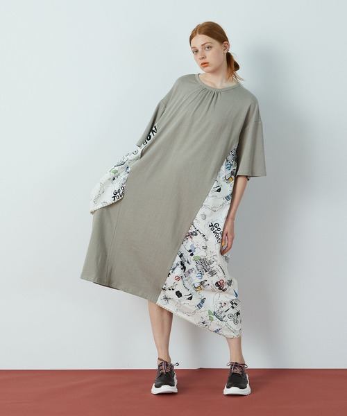 FRAPBOIS（フラボア）の「ヴォヤージュ カットワンピース（ワンピース・レディース・カーキ/ネイビー・0/1）」の14枚目の写真