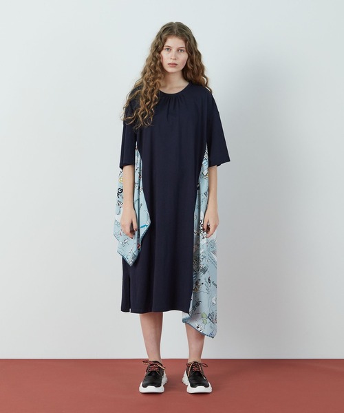 FRAPBOIS（フラボア）の「ヴォヤージュ カットワンピース（ワンピース・レディース・カーキ/ネイビー・0/1）」の16枚目の写真