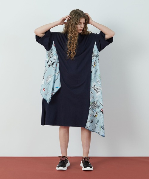 FRAPBOIS（フラボア）の「ヴォヤージュ カットワンピース（ワンピース・レディース・カーキ/ネイビー・0/1）」の18枚目の写真