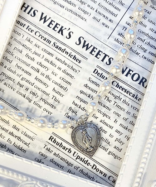 WEGO（ウィゴー）の「WEGO/モチーフビーズミックスネックレス（ネックレス・レディース・ブラック/シルバー/ゴールド/その他1/その他2・FREE）」の3枚目の写真