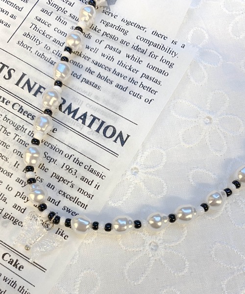 WEGO（ウィゴー）の「WEGO/モチーフビーズミックスネックレス（ネックレス・レディース・ブラック/シルバー/ゴールド/その他1/その他2・FREE）」の2枚目の写真