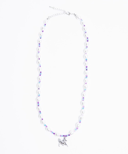 WEGO（ウィゴー）の「WEGO/モチーフビーズミックスネックレス（ネックレス・レディース・ブラック/シルバー/ゴールド/その他1/その他2・FREE）」の7枚目の写真