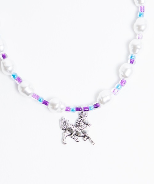 WEGO（ウィゴー）の「WEGO/モチーフビーズミックスネックレス（ネックレス・レディース・ブラック/シルバー/ゴールド/その他1/その他2・FREE）」の17枚目の写真