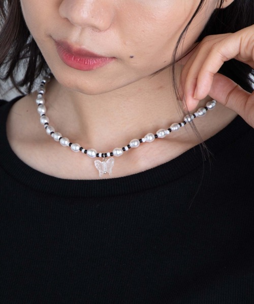 WEGO（ウィゴー）の「WEGO/モチーフビーズミックスネックレス（ネックレス・レディース・ブラック/シルバー/ゴールド/その他1/その他2・FREE）」の18枚目の写真