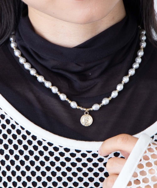 WEGO（ウィゴー）の「WEGO/モチーフビーズミックスネックレス（ネックレス・レディース・ブラック/シルバー/ゴールド/その他1/その他2・FREE）」の19枚目の写真