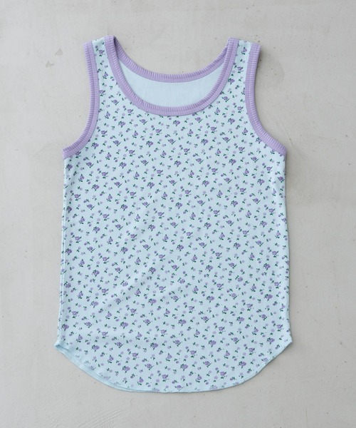 MERLOT（メルロー）の「おはな・ボーダー柄リンガータンクトップ（タンクトップ・レディース・ブルー/レッド/イエロー/パープル・FREE）」の22枚目の写真
