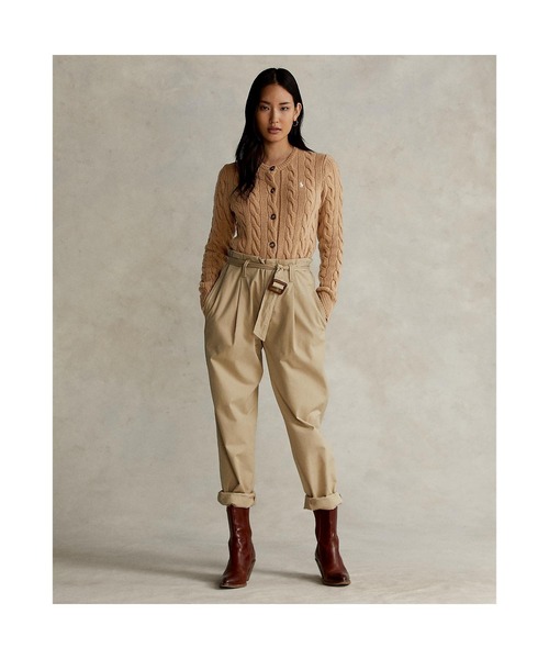 POLO RALPH LAUREN（ポロ ラルフ ローレン）の「ボタンド ウールブレンド カーディガン（カーディガン/ボレロ・レディース・ブラウン系5・L/M/S/XS）」の4枚目の写真