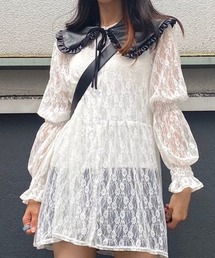 WEGO | WEGO/レースシャーリングスリーブチュニック(シャツ/ブラウス)