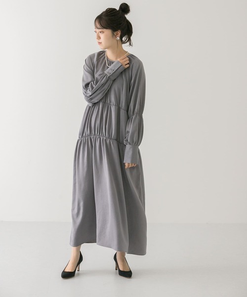 LAATO（ラート）の「NEGLIGEE ONE-PIECE（ドレス・レディース・グレー/ブラウン/ブラック・FREE）」の5枚目の写真