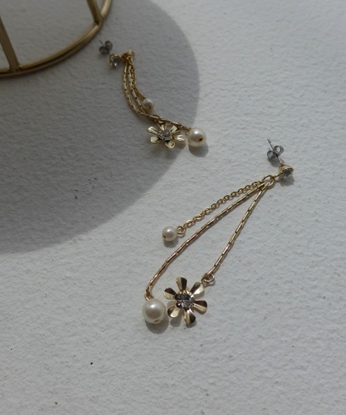 Dorry Doll（ドリードール）の「フラワーパールピアス（ピアス（両耳用）・レディース・アイボリー・FREE）」の7枚目の写真