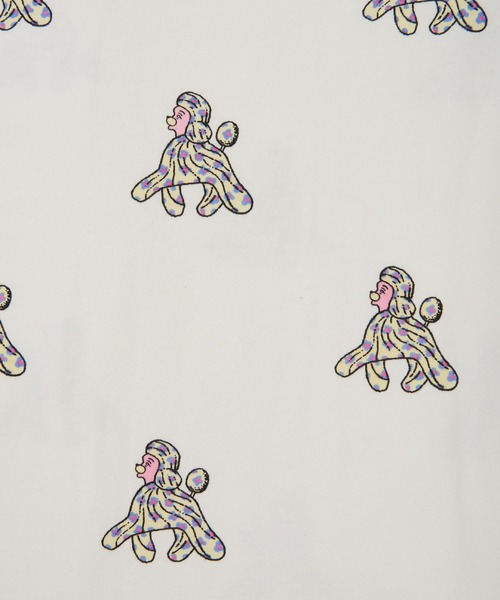 PUNYUS（プニュズ）の「プードル柄Ｔシャツ（Tシャツ/カットソー・レディース・ピンク/イエロー/ホワイト・4/3）」の7枚目の写真