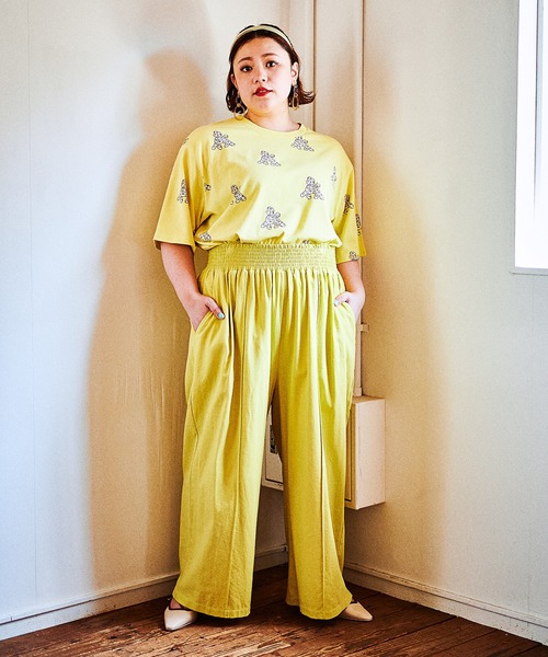 PUNYUS（プニュズ）の「プードル柄Ｔシャツ（Tシャツ/カットソー・レディース・ピンク/イエロー/ホワイト・4/3）」の16枚目の写真