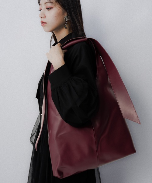 ramさま確認ページ♡ シンセティックレザーショッパートートバッグ(HARE)（トート