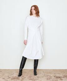 AEWEN MATOPH | ＜AEWEN MATOPH（イウエン マトフ）＞ウエストボタン カットソーワンピース(ワンピース)