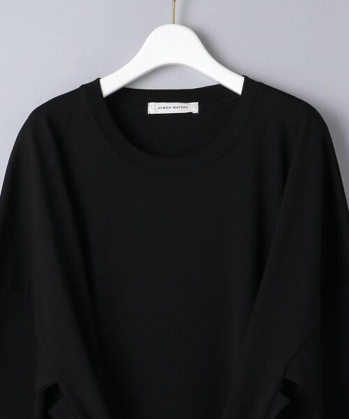 AEWEN MATOPH（イウエン マトフ）の「＜AEWEN MATOPH（イウエン マトフ）＞ウエストボタン カットソーワンピース◆（ワンピース・レディース・ホワイト/ブラック・FREE）」の16枚目の写真