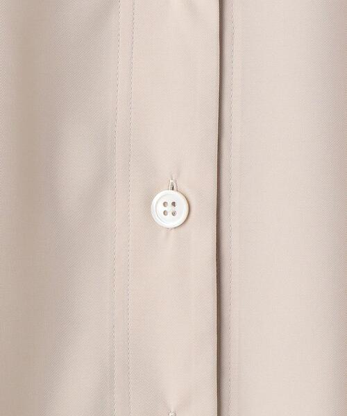 BEAUTY&YOUTH UNITED ARROWS（ビューティーアンドユースユナイテッドアローズ）の「BY キュプラ Vネックシャツ -ウォッシャブル-（シャツ/ブラウス・レディース・ブラウン/オフホワイト・FREE）」の17枚目の写真