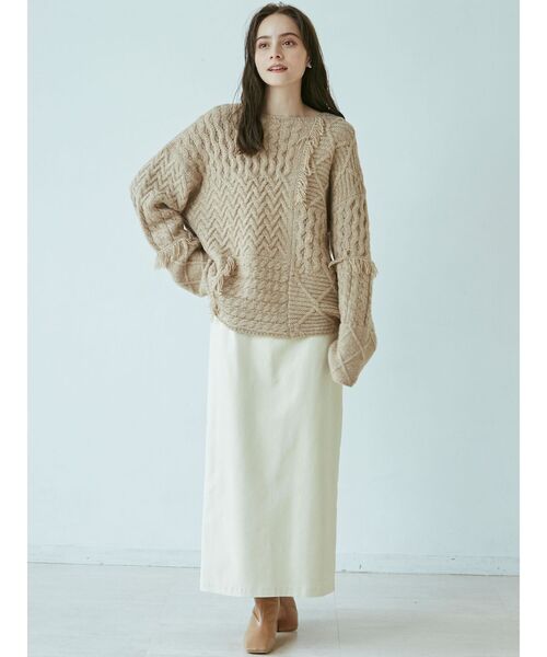 LAGUNAMOON(ラグナムーン)の「コーデュロイタイトスカート(スカート・レディース・ホワイト/チャコールグレー/ブラック・SMALL/MEDIUM)」の16枚目の写真