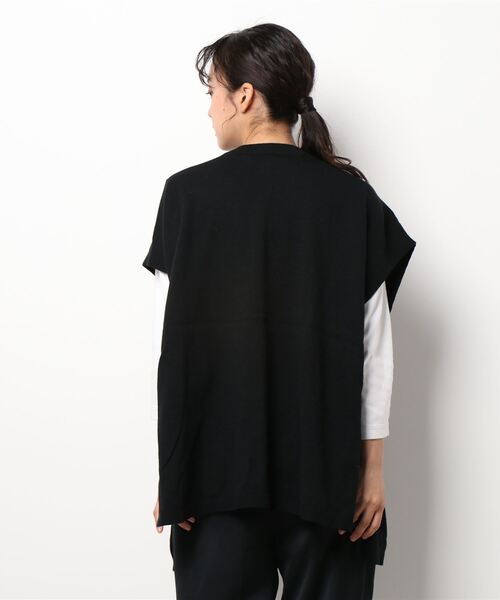 Shelly island（シェリーアイランド）の「サイドベルト前あきベスト（ベスト・レディース・ブラック/ブラウン・FREE）」の5枚目の写真