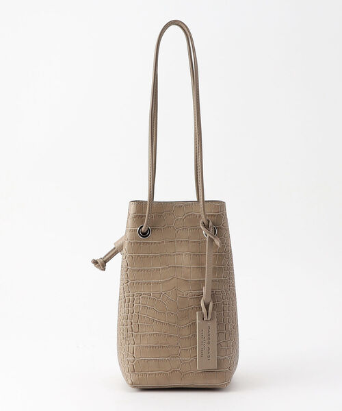 marco masi(マルコマージ)の「【MARCO MASI/ マルコマージ】しぼりトートバッグ(トートバッグ・レディース・ベージュ/シルバー・FREE)」の2枚目の写真