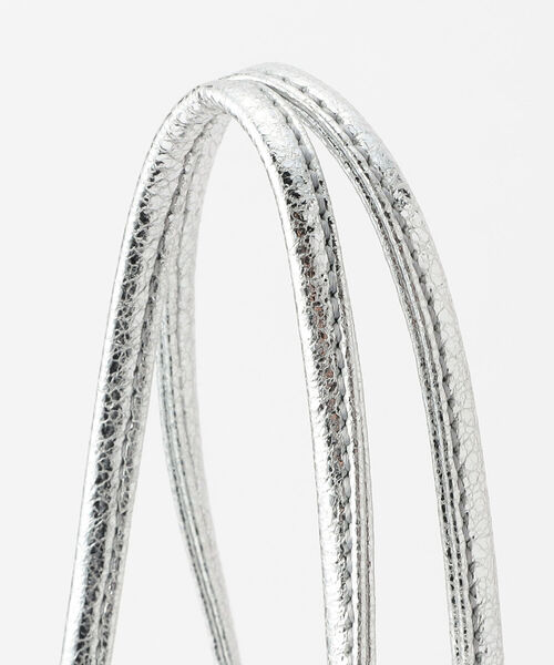 marco masi(マルコマージ)の「【MARCO MASI/ マルコマージ】しぼりトートバッグ(トートバッグ・レディース・ベージュ/シルバー・FREE)」の8枚目の写真