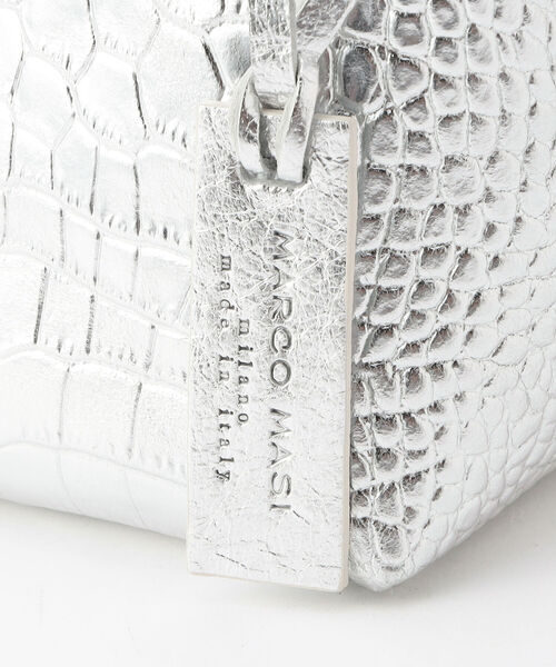 marco masi(マルコマージ)の「【MARCO MASI/ マルコマージ】しぼりトートバッグ(トートバッグ・レディース・ベージュ/シルバー・FREE)」の7枚目の写真