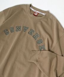 CONVERSE(コンバース)カレッジロゴプリント スウェットトップス/長袖 無地 プルオーバートレーナー/メンズ レディース