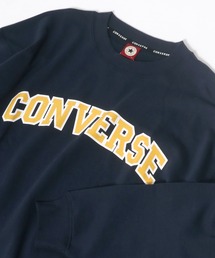 CONVERSE(コンバース)カレッジロゴプリント スウェットトップス/長袖 無地 プルオーバートレーナー/メンズ レディース