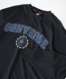CONVERSE(コンバース)カレッジロゴプリント スウェットトップス/長袖 無地 プルオーバートレーナー/メンズ レディース