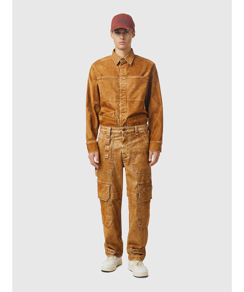 DIESEL（ディーゼル）の「FW21 メンズ デニムパンツ ジョグジーンズ テーパード カラー（デニムパンツ・メンズ・アッシュブラウン・28inch/30inch/26inch/36inch/32inch/34inch）」の6枚目の写真