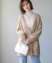 A part by | 7GアルパカコンループVネックカーディガン 946272(カーディガン/ボレロ)