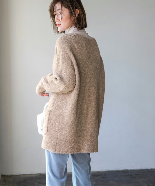 A part by（アパートバイ）の「7GアルパカコンループVネック