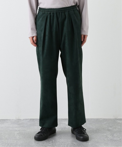 EDIFICE LA BOUCLE（エディフィスラブークル）の「【LA BOUCLE / ラブークル】1タックイージー フェイクスエード パンツ（その他パンツ・メンズ・アイボリー/ウッド/グリーン系その他・1/2/3）」の5枚目の写真