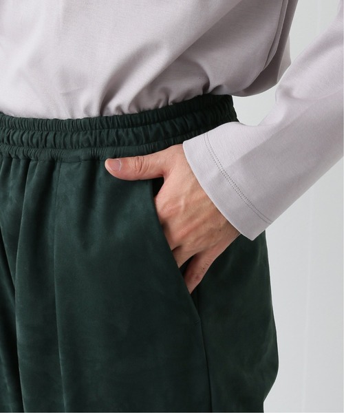 EDIFICE LA BOUCLE（エディフィスラブークル）の「【LA BOUCLE / ラブークル】1タックイージー フェイクスエード パンツ（その他パンツ・メンズ・アイボリー/ウッド/グリーン系その他・1/2/3）」の11枚目の写真