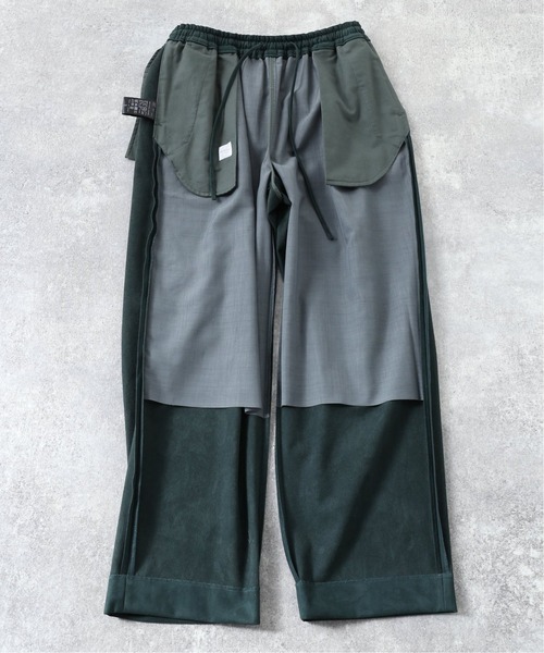 EDIFICE LA BOUCLE（エディフィスラブークル）の「【LA BOUCLE / ラブークル】1タックイージー フェイクスエード パンツ（その他パンツ・メンズ・アイボリー/ウッド/グリーン系その他・1/2/3）」の13枚目の写真