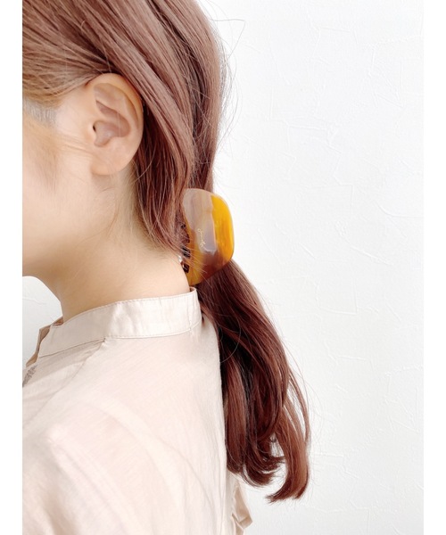 JUMELLE(ジュメロ)の「MILAクリップ(バレッタ/ヘアクリップ・レディース・ブラウン・FREE)」の12枚目の写真