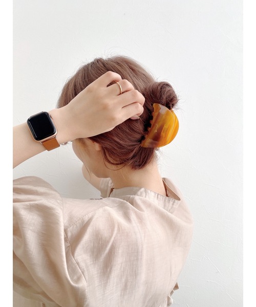 JUMELLE(ジュメロ)の「MILAクリップ(バレッタ/ヘアクリップ・レディース・ブラウン・FREE)」の10枚目の写真