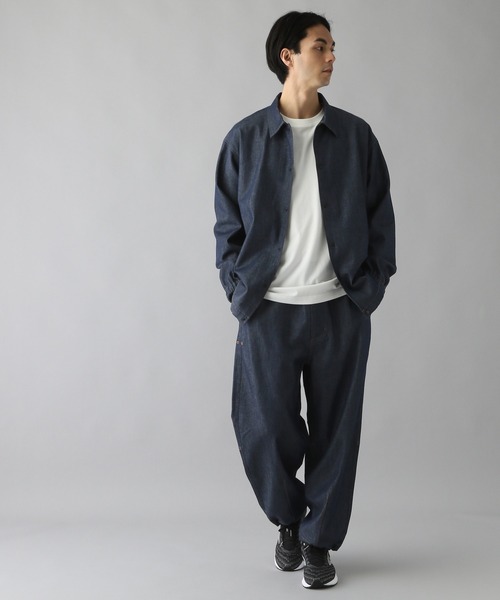 NUMERALS（ヌメラルズ）の「[NUMERALS]イージーバギーデニム（デニムパンツ・メンズ・ネイビー・MEDIUM/LARGE）」の3枚目の写真
