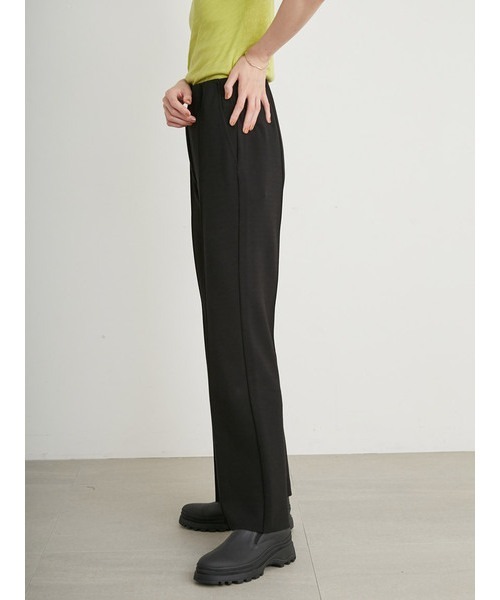 emmi(エミ)の「【emmi atelier】インサイドスリットポンチパンツ(その他パンツ・レディース・ベージュ/パープル/ブラック・0/1)」の13枚目の写真