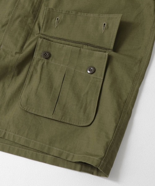 ARMY TWILL(アーミーツイル)の「ARMY TWILL Rip Stop Fatigue Jacket(ミリタリージャケット・メンズ・ブラック/カーキ・MEDIUM/LARGE)」の16枚目の写真