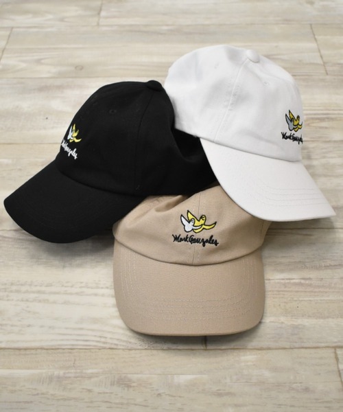 Mark Gonzales（マーク・ゴンザレス）の「＜Mark Gonzales/マークゴンザレス ＞ローキャップ（キャップ・メンズ・ブラック/ベージュ/ホワイト・1）」の2枚目の写真