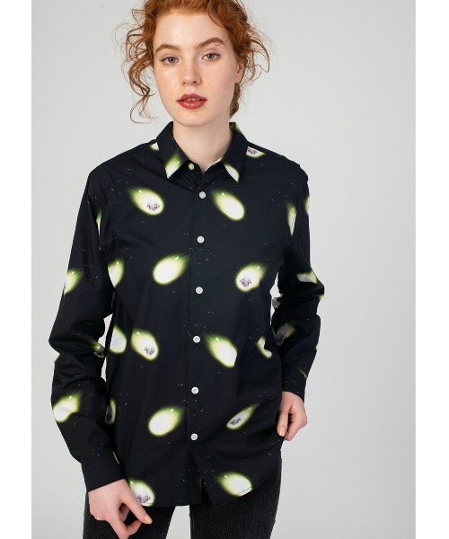 Design Tshirts Store graniph（デザイン　ティーシャツ　ストア　グラニフ）の「ライドオンシューティングスター｜グラフィックシャツ（シャツ/ブラウス・メンズ・ブラック・SMALL/MEDIUM/LARGE）」の5枚目の写真