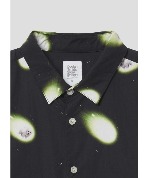 Design Tshirts Store graniph（デザイン　ティーシャツ　ストア　グラニフ）の「ライドオンシューティングスター｜グラフィックシャツ（シャツ/ブラウス・メンズ・ブラック・SMALL/MEDIUM/LARGE）」の7枚目の写真