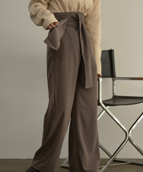 lawgy（ラウジー）の「string wrap pants（その他パンツ・レディース・オレンジ/ブラック/パープル系・FREE）」の11枚目の写真