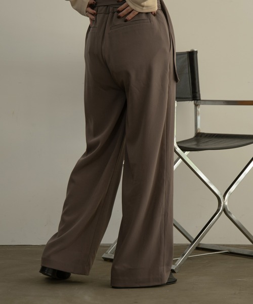 lawgy（ラウジー）の「string wrap pants（その他パンツ・レディース・オレンジ/ブラック/パープル系・FREE）」の4枚目の写真