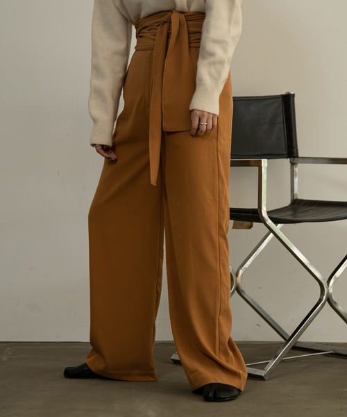 lawgy（ラウジー）の「string wrap pants（その他パンツ・レディース・オレンジ/ブラック/パープル系・FREE）」の18枚目の写真