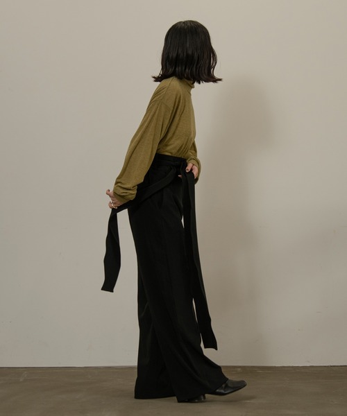 lawgy（ラウジー）の「string wrap pants（その他パンツ・レディース・オレンジ/ブラック/パープル系・FREE）」の17枚目の写真