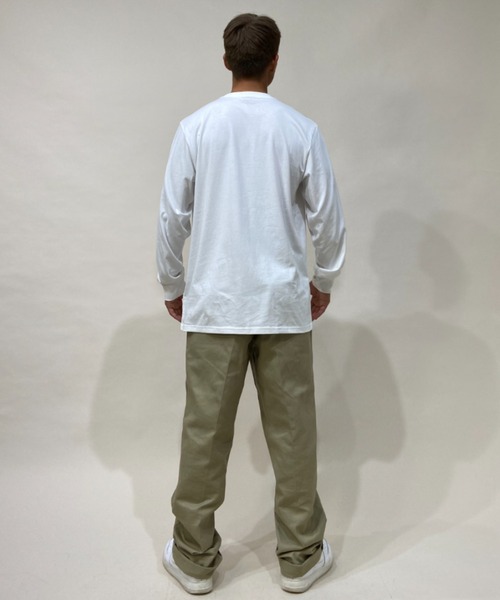Carhartt WIP(カーハートダブリューアイピー)の「Carhartt WIP/カーハートダブリューアイピー ビッグシルエット ポケットロンT I022094(Tシャツ/カットソー・メンズ・ブラック/ホワイト/イエロー・M/XL/L)」の12枚目の写真