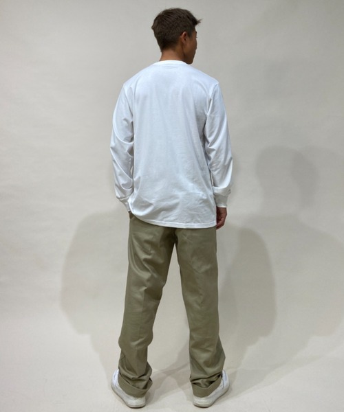 Carhartt WIP(カーハートダブリューアイピー)の「Carhartt WIP/カーハートダブリューアイピー ビッグシルエット ポケットロンT I022094(Tシャツ/カットソー・メンズ・ブラック/ホワイト/イエロー・M/XL/L)」の13枚目の写真
