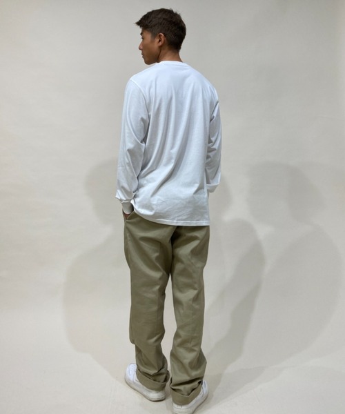 Carhartt WIP(カーハートダブリューアイピー)の「Carhartt WIP/カーハートダブリューアイピー ビッグシルエット ポケットロンT I022094(Tシャツ/カットソー・メンズ・ブラック/ホワイト/イエロー・M/XL/L)」の14枚目の写真